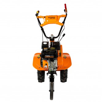 Motocultor 8cp 212cc, benzina 4T, 3 viteze, pornire manuala, cu roti si freze PACHET ulei inclus Detoolz 
